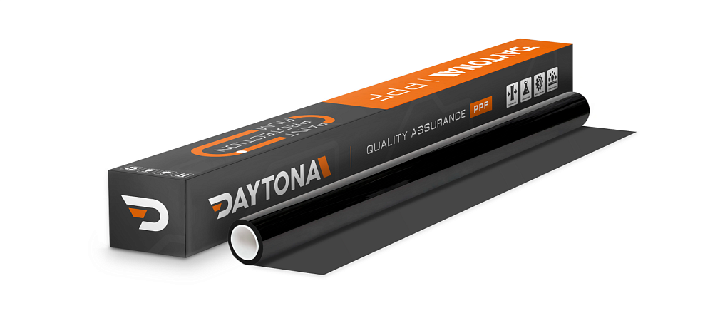 Черная глянцевая полиуретановая пленка DAYTONA PPF S200