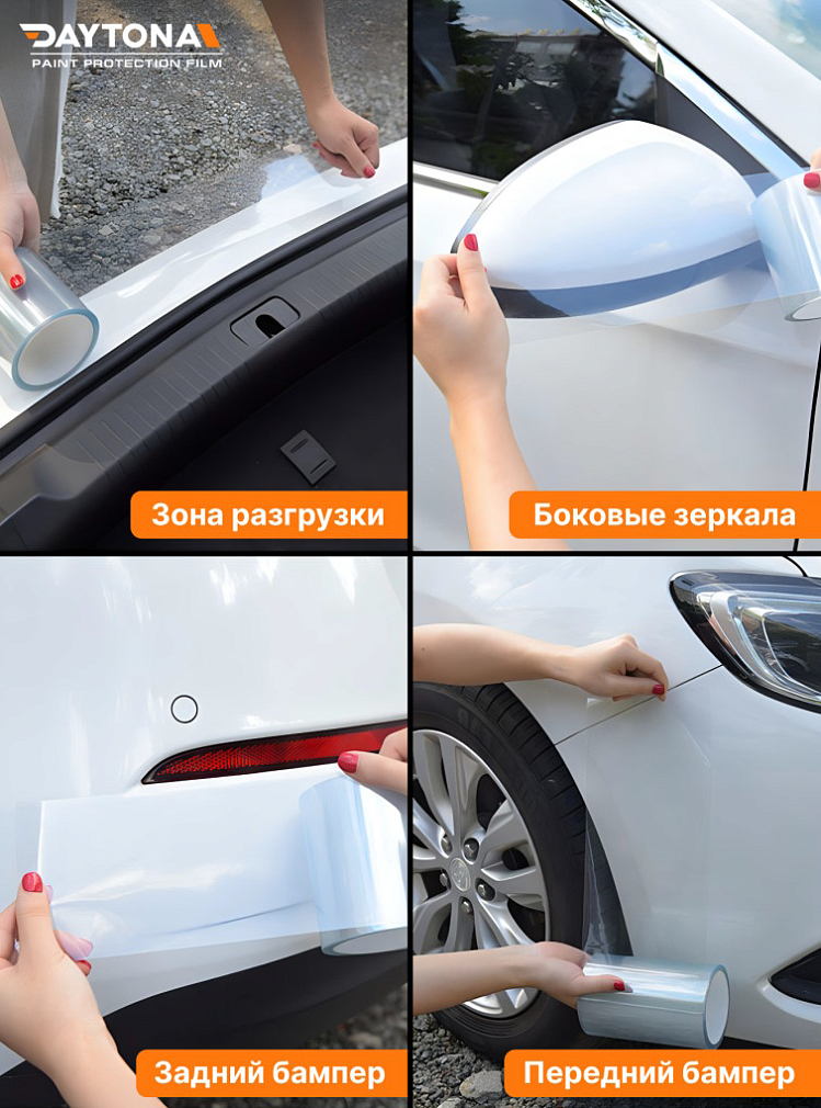 Полиуретановая защитная лента DAYTONA PPF S300 ширина 10см (длина 5 м)